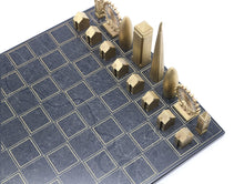 Load image into Gallery viewer, Skyline Chess Set - Bronze Edition with Corian board
